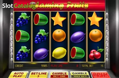Скрин2. Flaming Fruits (BetConstruct) слот