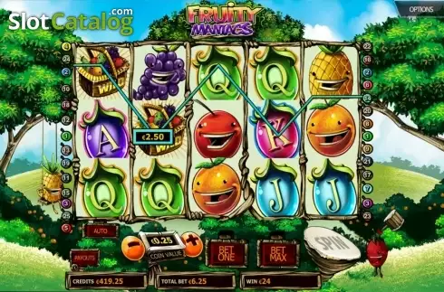 Скрин4. Fruity Maniacs слот