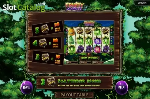 Скрин6. Fruity Maniacs слот