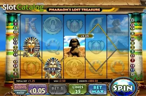 Скрин4. Pharaohs Lost Treasure слот