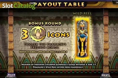 Скрин6. Pharaohs Lost Treasure слот
