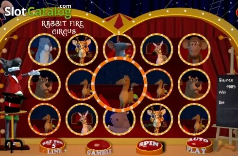 Скрин3. Rabbit Fire Circus слот