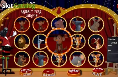 Скрин4. Rabbit Fire Circus слот