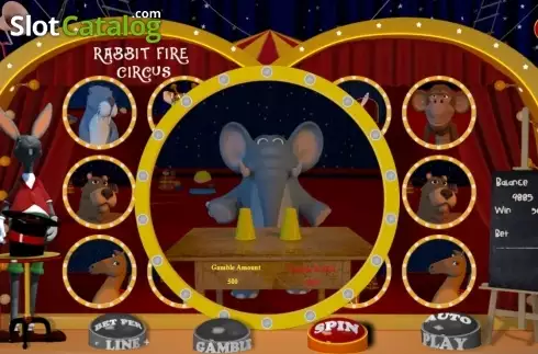 Скрин5. Rabbit Fire Circus слот
