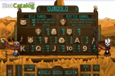 Скрин6. Shamans Quest слот