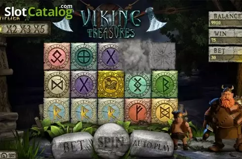 Скрин3. Viking Treasures (BetConstruct) слот