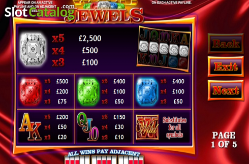 Скрин3. Wild Jewels слот