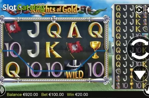 Скрин7. Knights of Gold слот