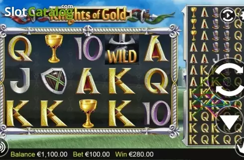 Скрин8. Knights of Gold слот