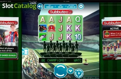 Скрин7. Subbuteo слот