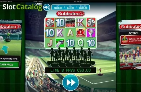 Скрин9. Subbuteo слот