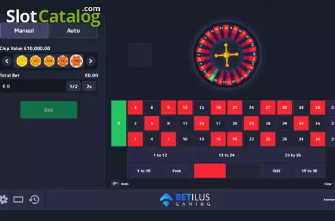 Скрин2. Roulette (Betilus Gaming) слот