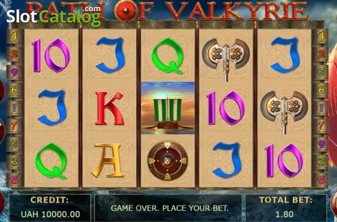 Скрин2. Path Of Valkyrie слот