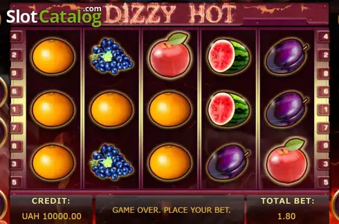 Скрин2. Dizzy Hot слот