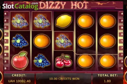 Скрин3. Dizzy Hot слот