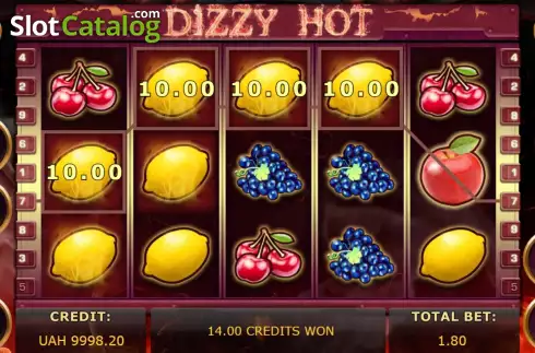 Скрин4. Dizzy Hot слот