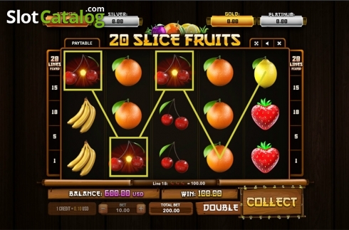 Скрин3. 20 Slice Fruits слот
