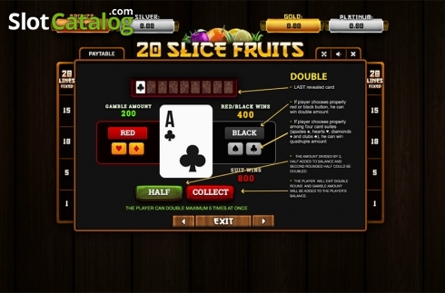 Скрин9. 20 Slice Fruits слот