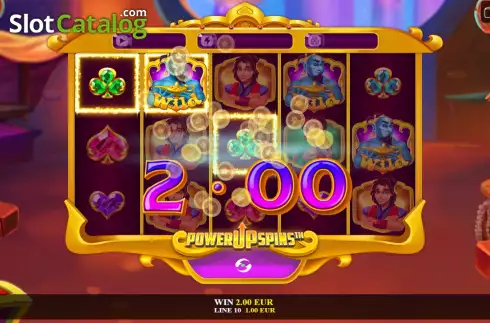 Скрин3. Lamp of Magic PowerUpSpins слот