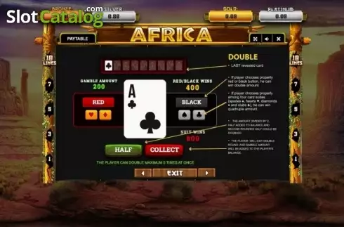 Скрин7. Africa (Betsense) слот