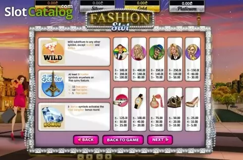 Скрин4. Fashion Slot (Betsense) слот