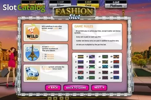 Скрин5. Fashion Slot (Betsense) слот