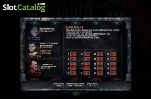 Скрин5. Dictator слот