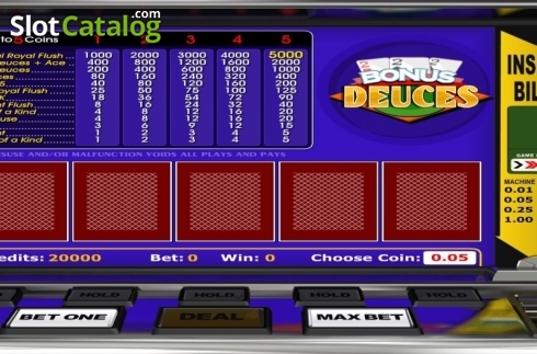 Скрин2. Bonus Deuces (Betsoft) слот