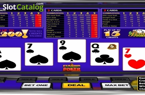 Скрин4. Pyramid Bonus Poker слот