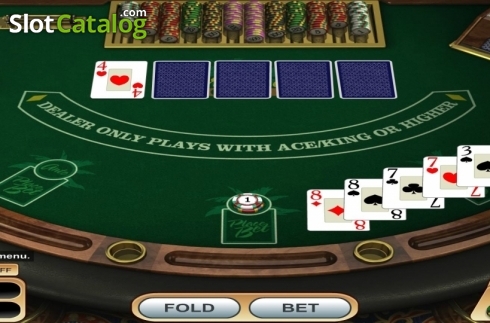 Скрин3. Caribbean Poker (Betsoft) слот