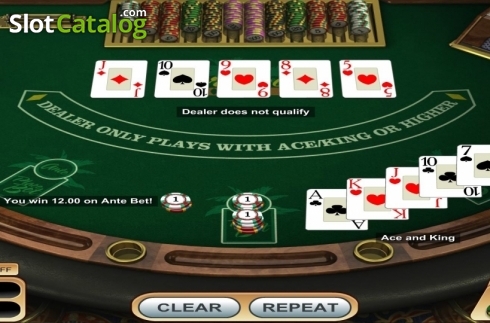 Скрин4. Caribbean Poker (Betsoft) слот