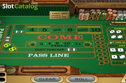 Скрин2. Craps (Betsoft) слот