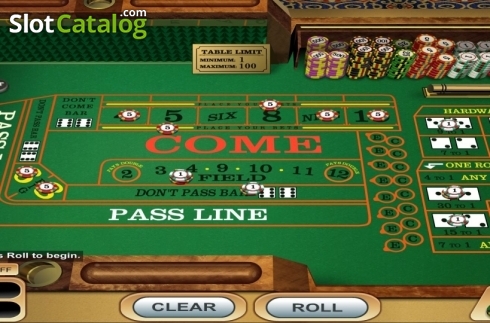Скрин3. Craps (Betsoft) слот