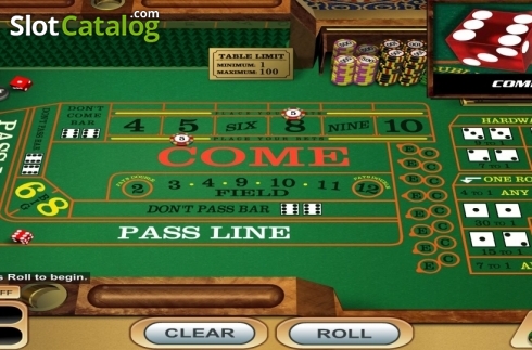 Скрин4. Craps (Betsoft) слот