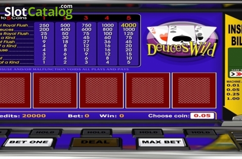 Скрин2. Deuces Wild (Betsoft) слот
