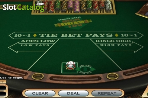 Скрин2. Draw High Low (Betsoft) слот