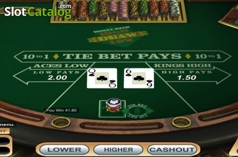 Скрин4. Draw High Low (Betsoft) слот