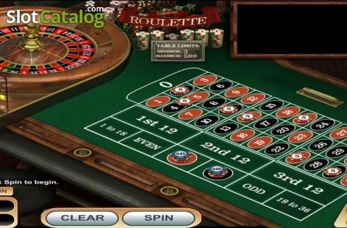 Скрин2. European Roulette (Betsoft) слот