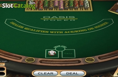 Скрин2. Oasis Poker (Betsoft) слот