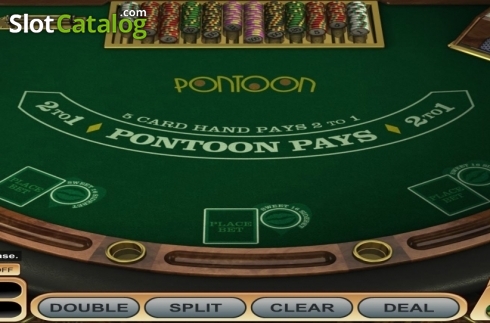 Скрин2. Pontoon Blackjack (Betsoft) слот