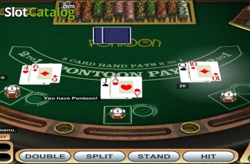 Скрин4. Pontoon Blackjack (Betsoft) слот