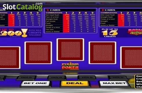 Скрин2. Pyramid Bonus Deluxe (Betsoft) слот