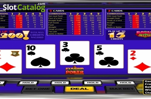 Скрин4. Pyramid Bonus Deluxe (Betsoft) слот