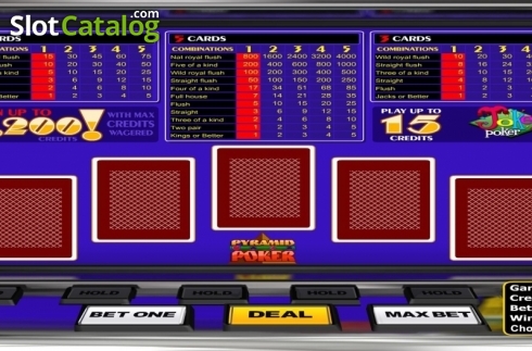 Скрин2. Pyramid Joker Poker (Betsoft) слот