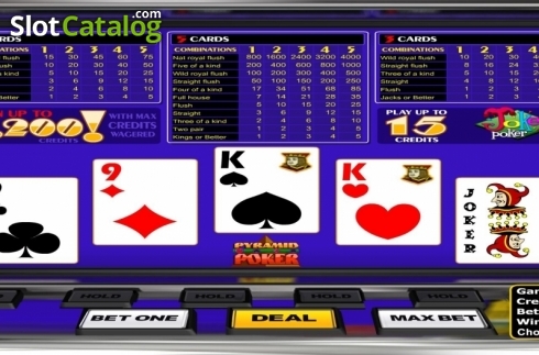 Скрин3. Pyramid Joker Poker (Betsoft) слот