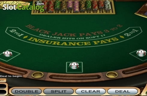 Скрин2. Single Deck Blackjack (Betsoft) слот