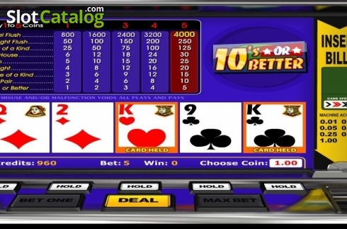 Скрин4. 10's or Better (Betsoft) слот