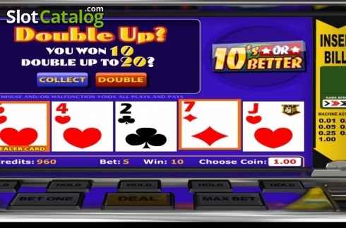 Скрин7. 10's or Better (Betsoft) слот