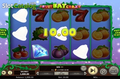 Скрин3. Fruit Bat Crazy слот