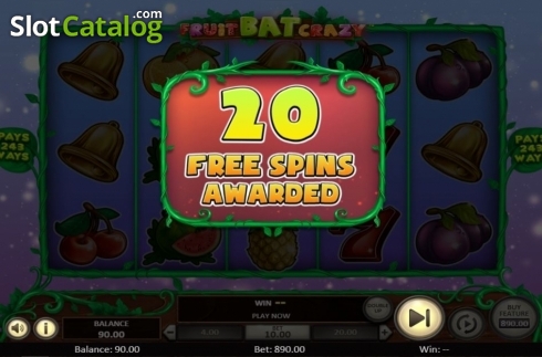 Скрин5. Fruit Bat Crazy слот